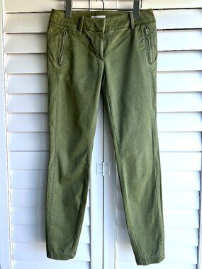 Loft green skinny pants